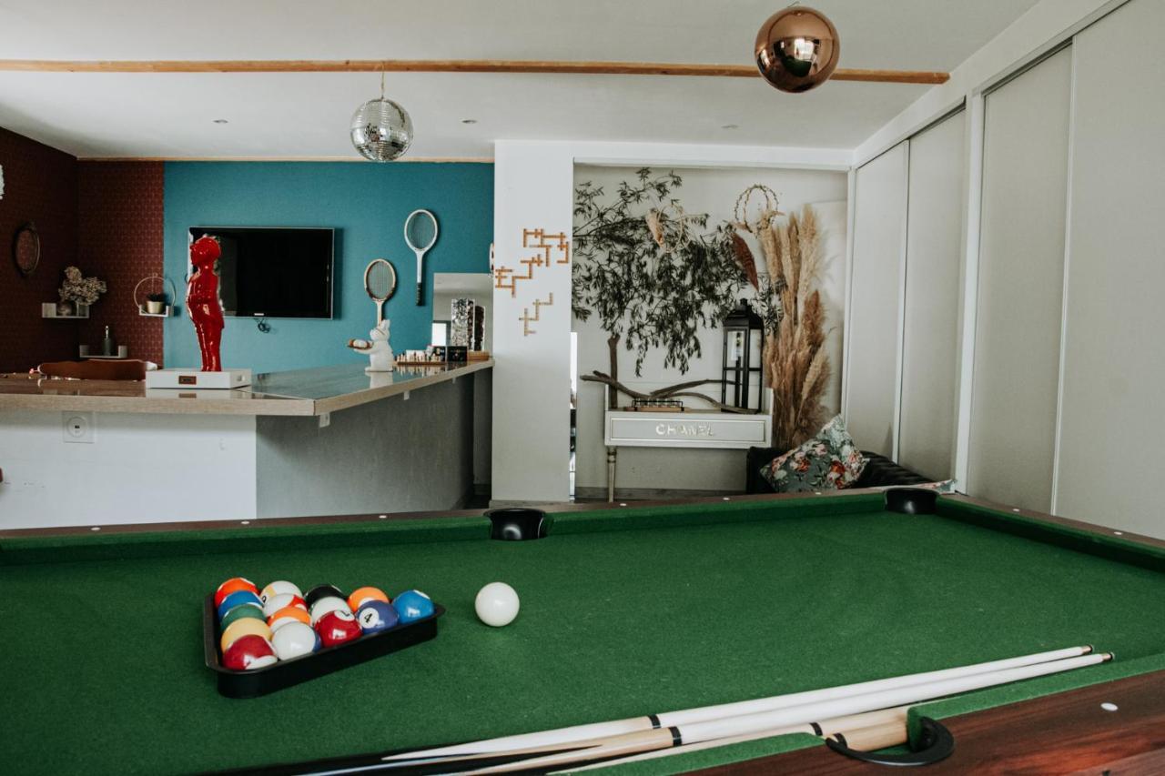 La Villa O Bois - Billard & Baby-Foot - Face A La Foret Semeac Bagian luar foto